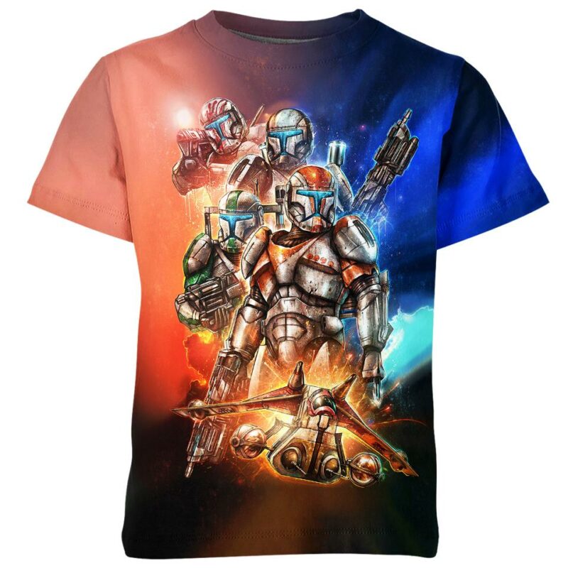 Republics Special Forces - Clone Commando Star Wars Shirt