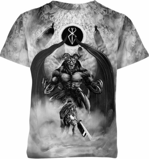 Zodd vs Guts - Berserk all over print T-shirt