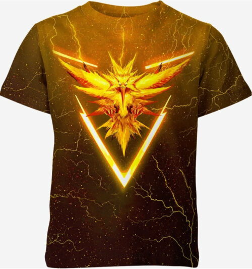 Zapdos Instinct Pokemon all over print T-shirt