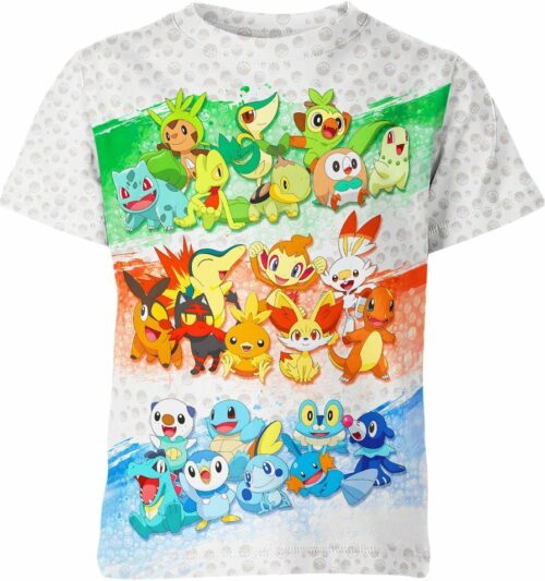 The Pioneers - Pokemon all over print T-shirt