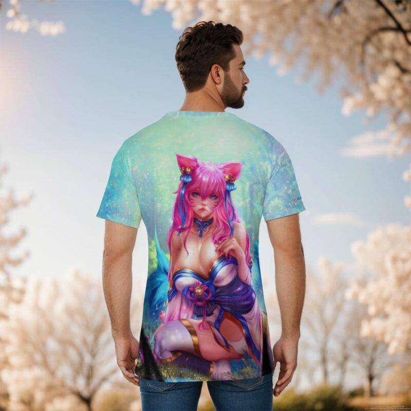 Ahri Ahegao All over print T shirt (4)