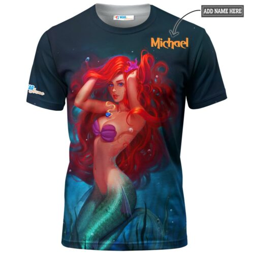 Ariel From The Little Mermaid Shirt (1)