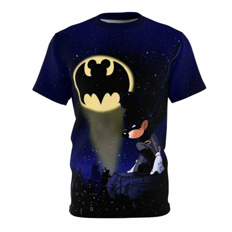 Batman Mickey Mouse all over print T-shirt