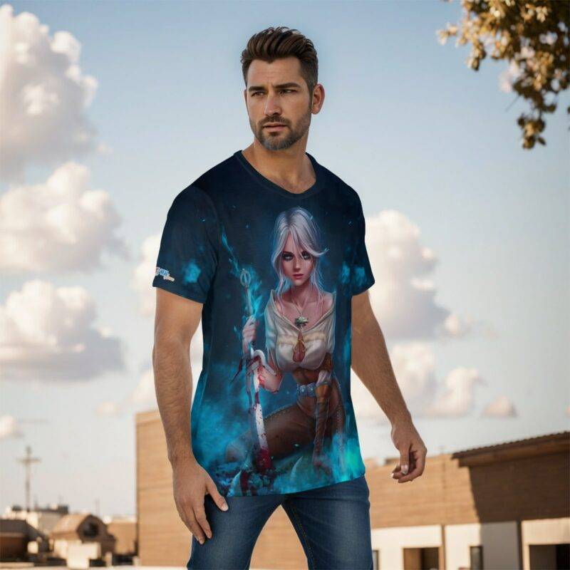 Ciri's Powers - The Witcher Game all over print T-shirt