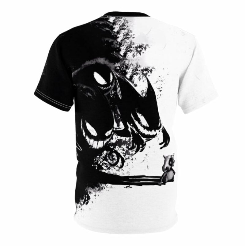 Cubone and Dark Gastly - Pokemon all over print T-shirt