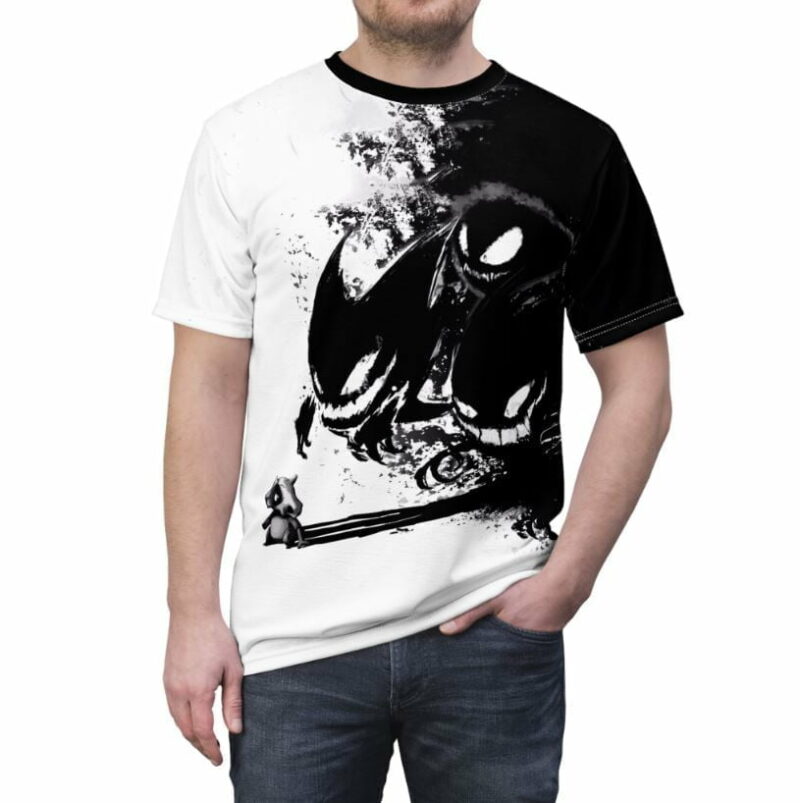 Cubone and Dark Gastly - Pokemon all over print T-shirt