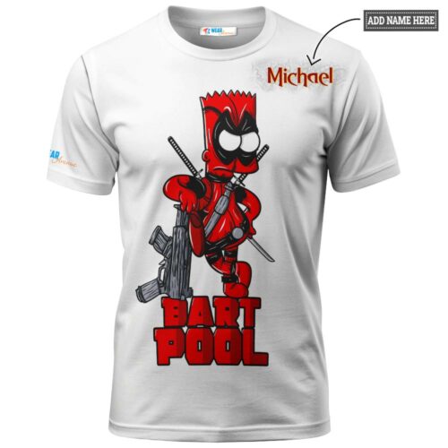 Deadpool x Bart Simpson From The Simpsons Shirt 1