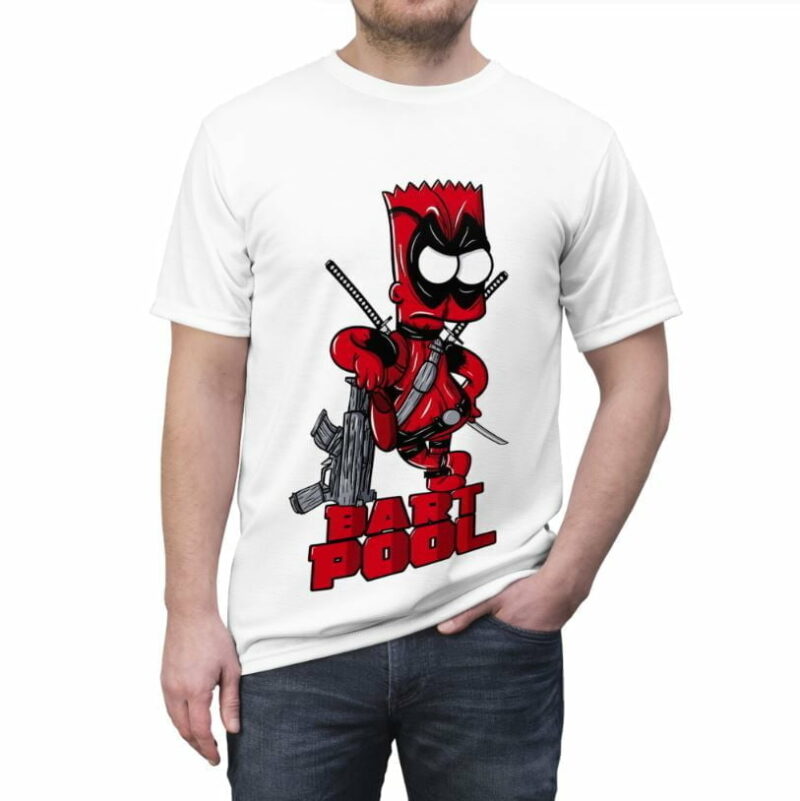 Deadpool x Bart Simpson From The Simpsons Shirt