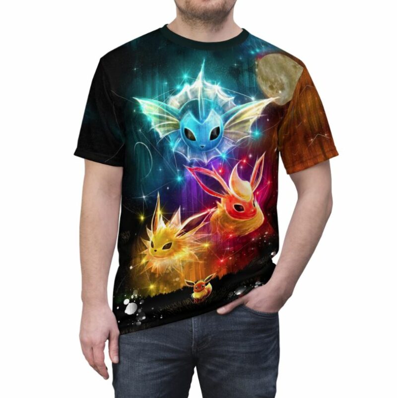 Evolution Eevee all over print T-shirt