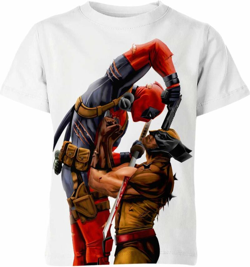 Deadpool vs Wolverine from X-Men Shirt