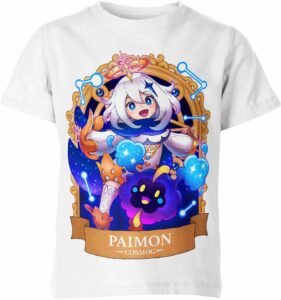 Paimon x Cosmog from Genshin Impact and Pokemon Shirt