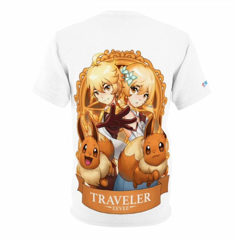 Traveler x Eevee from Genshin Impact and Pokemon Shirt