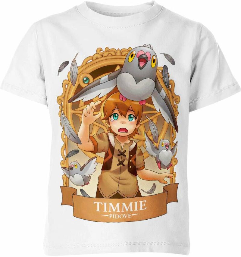 Timmie from Genshin Impact and Pokemon Shirt