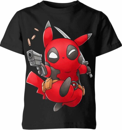 Pikachu x Deadpool Shirt