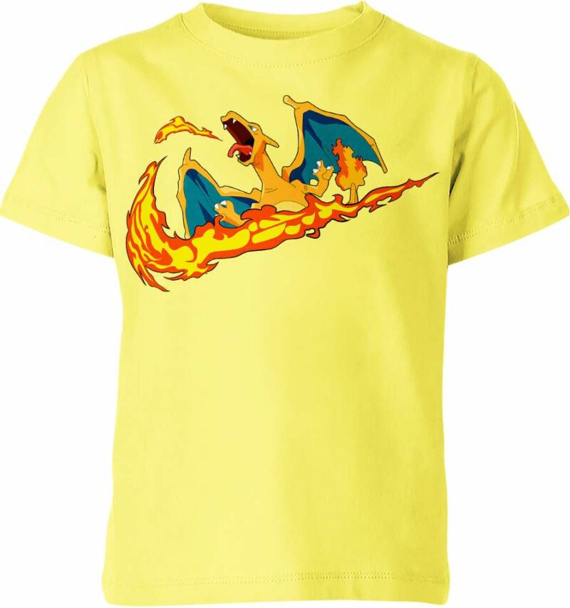 Charizard from Pokemon Nike Shirt