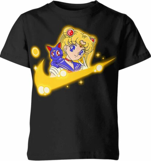 Luna and Usagi Tsukino from Sailor Moon Nike Shirt