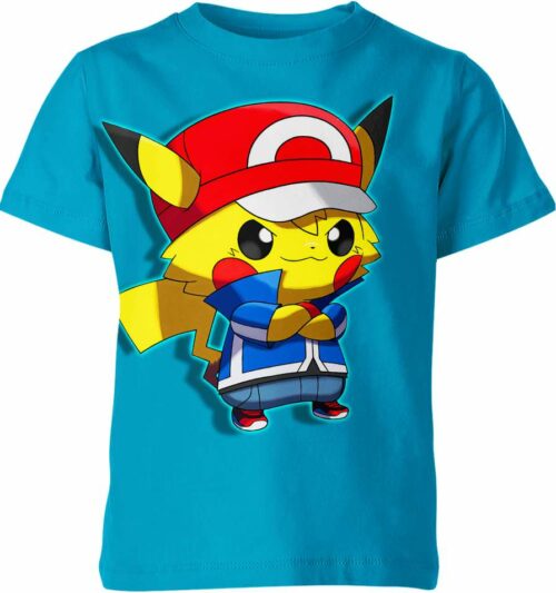 Ash Ketchum x Pikachu From Pokemon Shirt