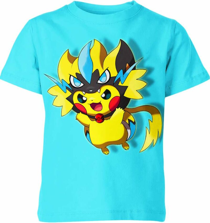 Zeraora x Pikachu From Pokemon Shirt