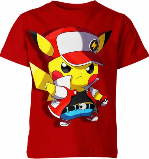 Ash Ketchum x Pikachu from Pokemon Shirt