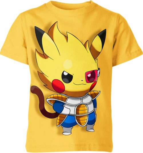 Vegeta x Pikachu From Pokemon Shirt