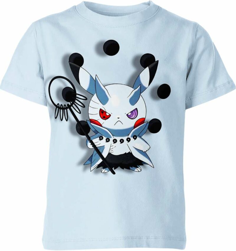 Obito Uchiha x Pikachu From Pokemon Shirt