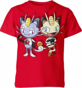 Meowth From Pokemon Shirt