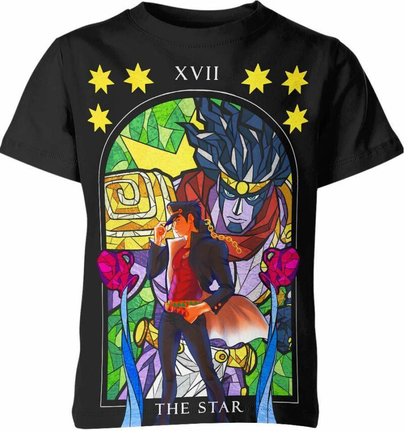 Jotaro Kujo and Star Platinum from Jojo's Bizarre Adventure Shirt