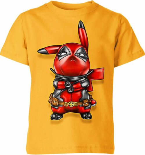 Deadpool x Pikachu From Pokemon Shirt