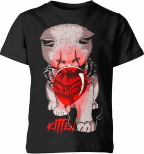 Cat x Pennywise From It Shirt