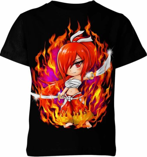 Erza Scarlet Chibi From Fairy Tail Shirt