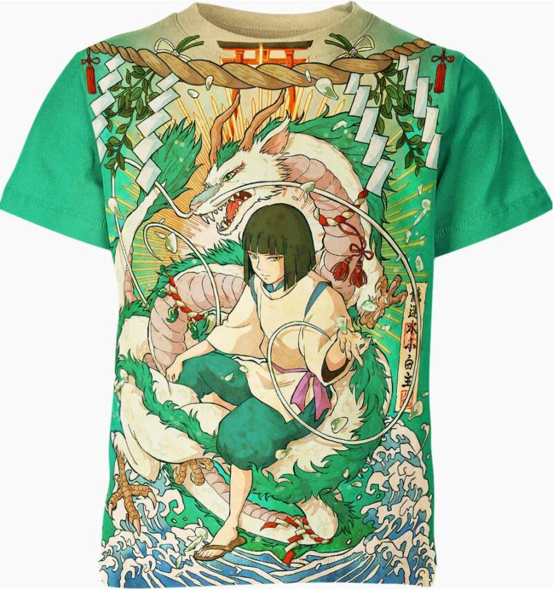 Haku in Spirited Away from Studio Ghibli Shirt