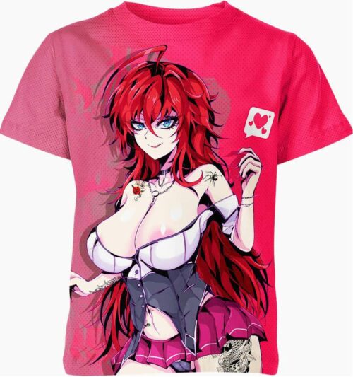 Rias Gremory Ahegao Hentai From High School DxD Shirt