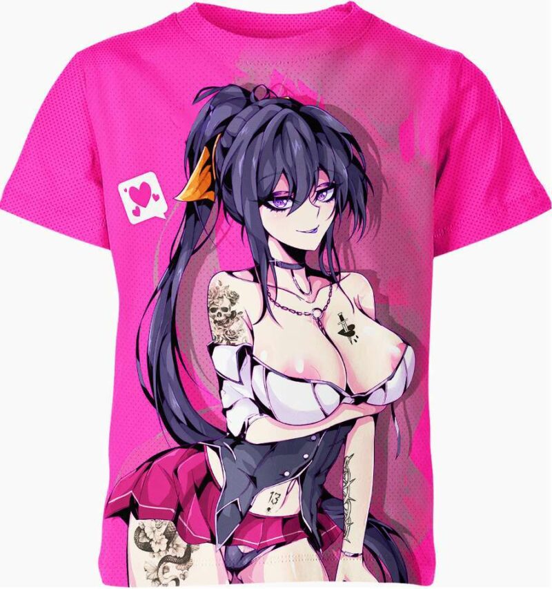 Akeno Himejima Ahegao Hentai From High School Dxd Shirt