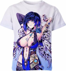 Yelan Ahegao Hentai From Genshin Impact Shirt