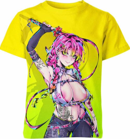 Mitsuri Kanroji Ahegao Hentai from Demon Slayer Shirt