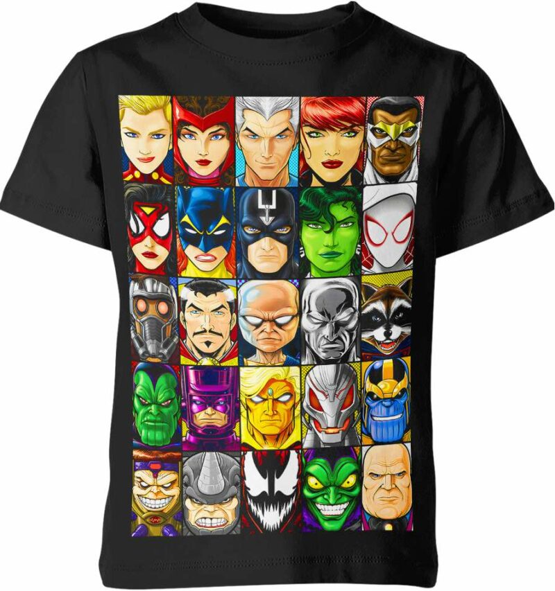 Marvel Characters Shirt