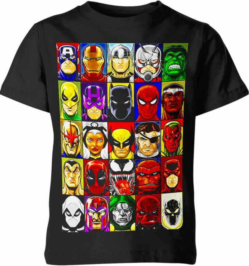 Marvel Comics Characters Shirt