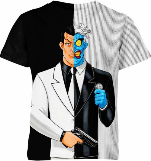 Twoface From Batman Shirt