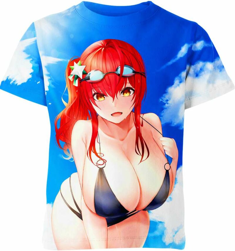 Zara From Azur Lane Hentai Ahegao Shirt