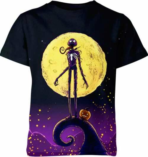 Venom x Jack Skellington From The Nightmare Before Christmas Shirt