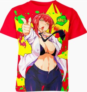 Makima Ahegao Hentai From Chainsaw Man Shirt