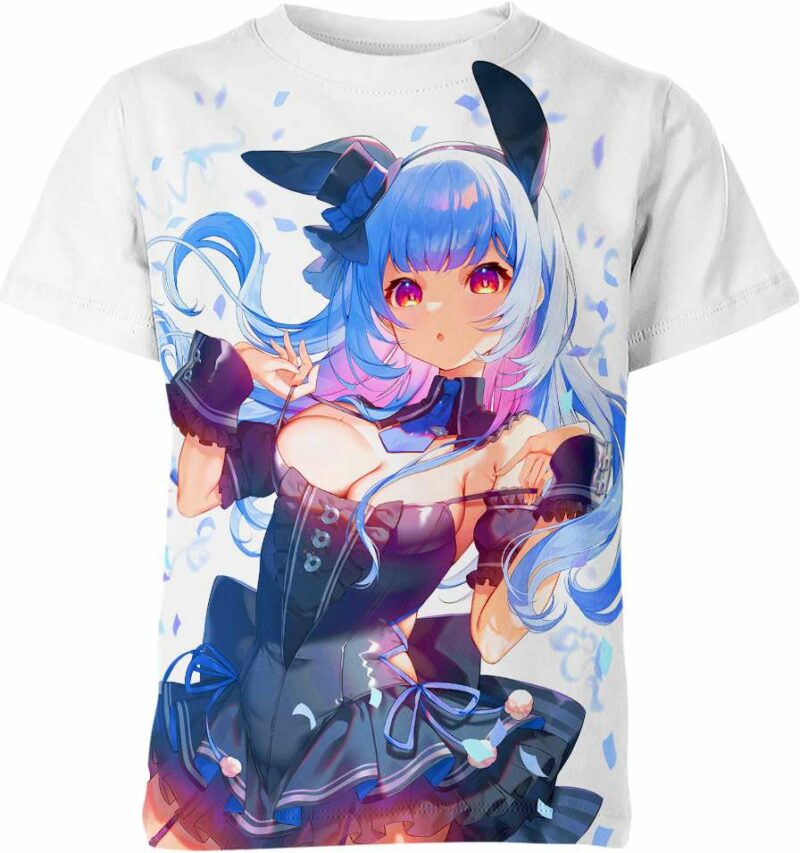 Usada Pekora Hentai Ahegao Shirt