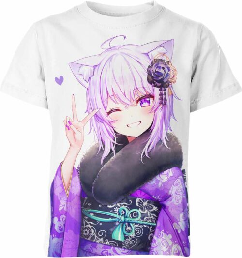 Anime Girl Nekomata Okayu Shirt