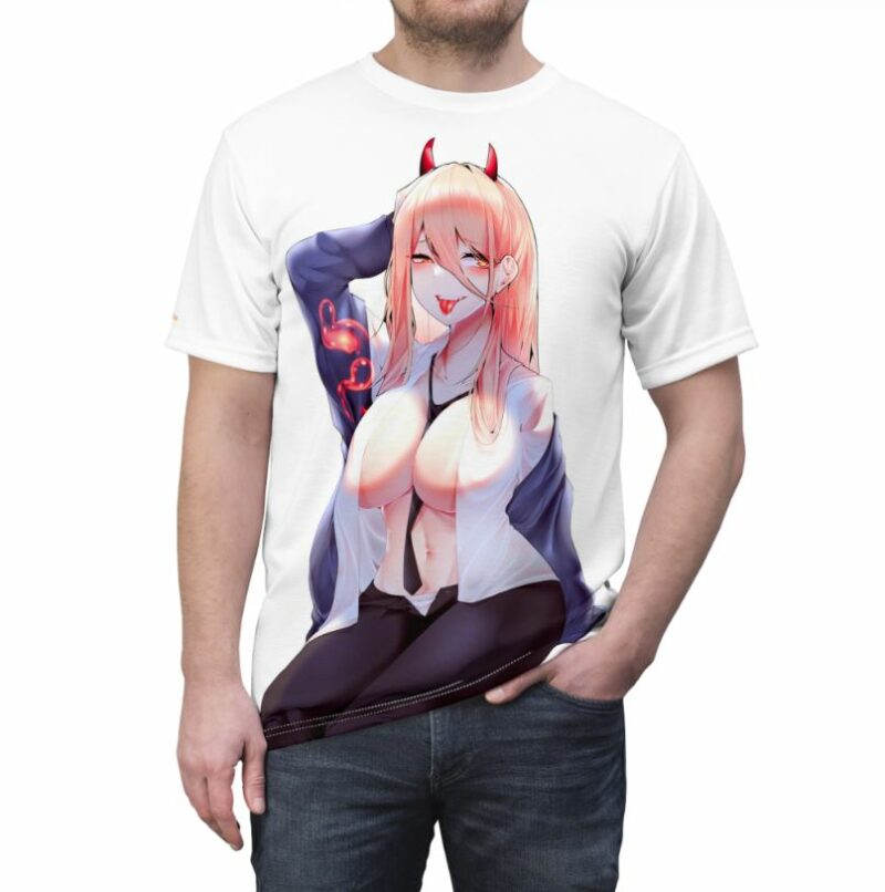 Power From Chainsaw Man Hentai Ahegao Shirt