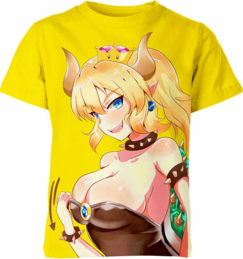 Bowsette From Mario Shirt