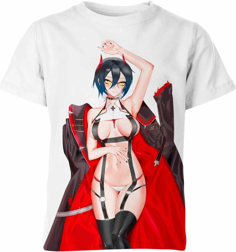 Ulrich Von Hutten From Azur Lane Hentai Ahegao Shirt