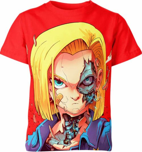 Android 18 From Dragon Ball Z Shirt