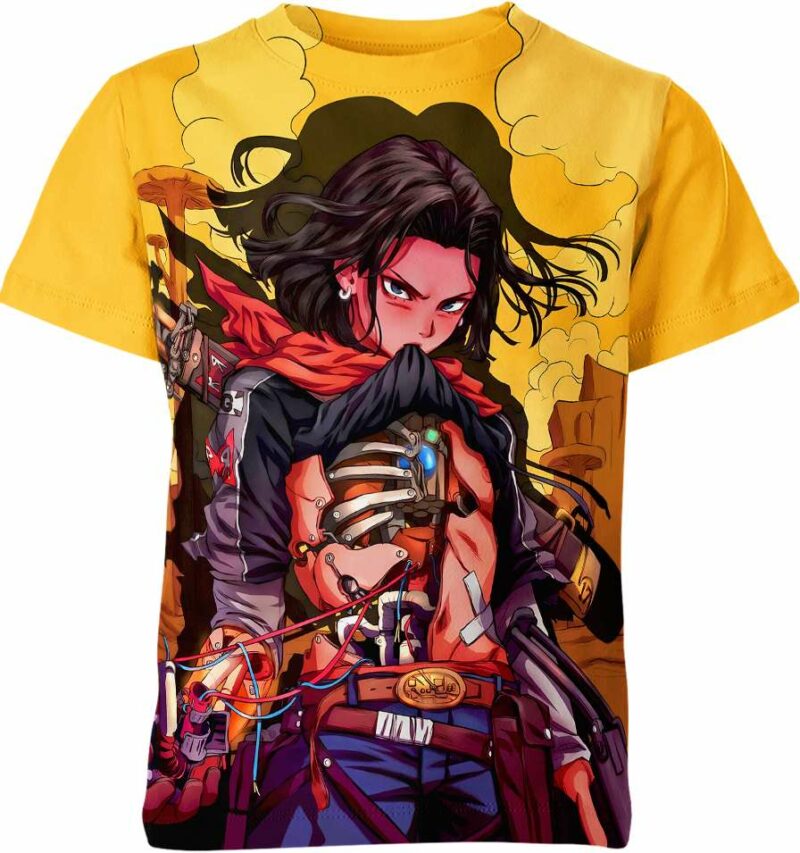 Android 17 From Dragon Ball Z Shirt