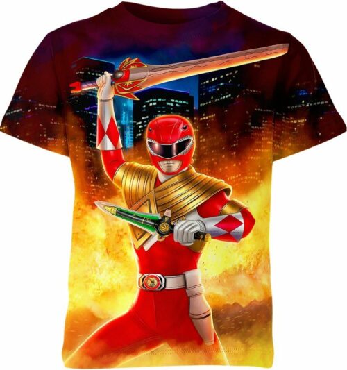 Red Power Ranger Shirt