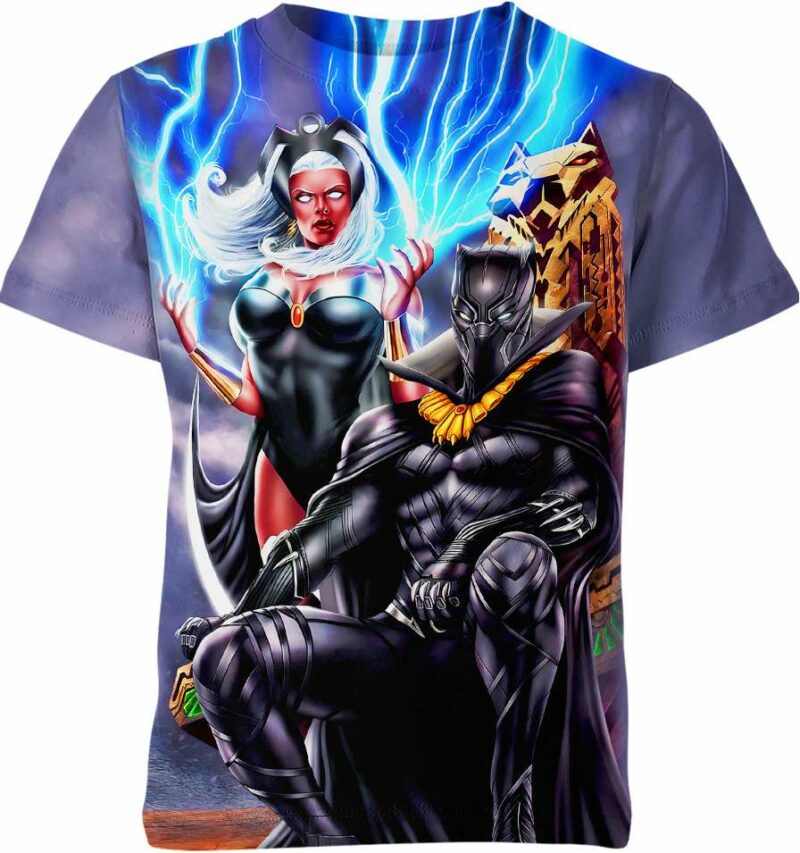 Black Panther And Storm Shirt